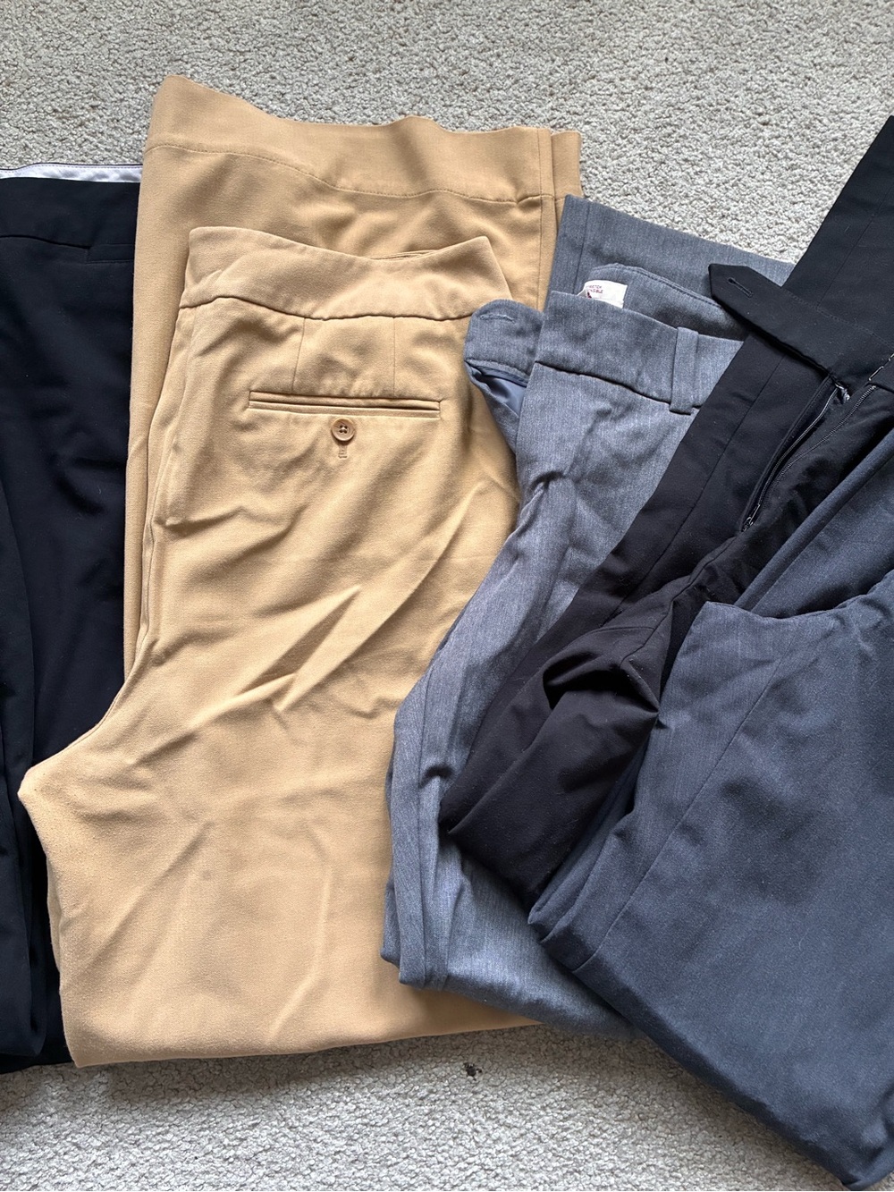 Women’s work pants lot multi Dress Pants - Classic Tailored Fit Sz 14 & 14L (6)